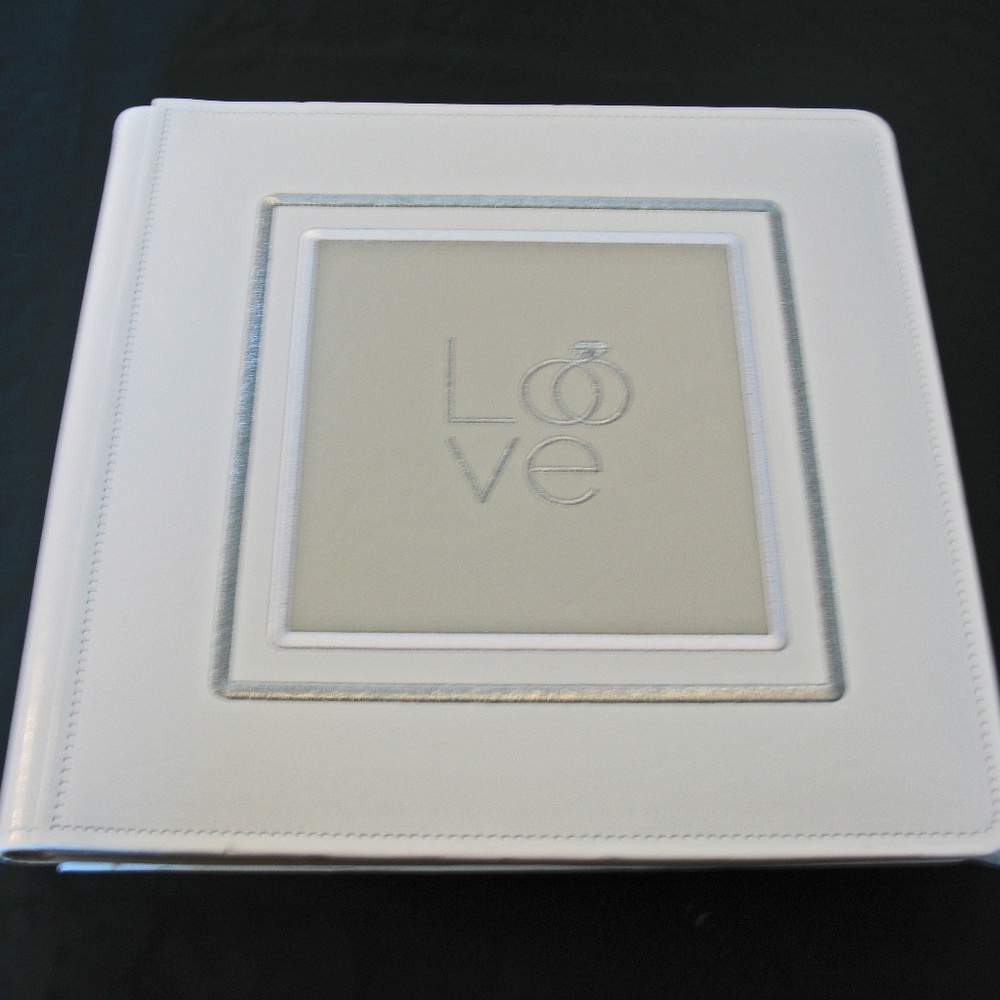 Creative Memories 12x12 Love White Silver Wedding New